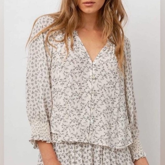 RAILS Mariah Petite Floral Print Blouse - Picture 1 of 10